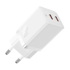 Мережевий зарядний пристрій Baseus GaN5 Pro Fast Charger C+C 40W White CCGP180102