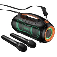 Портативна колонка Bluetooth HOCO DS67 Cool light RGB BT speaker 60W
