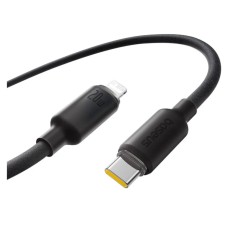 PD кабель Baseus Foamed Silicone Type-C to Lightning 20W 1m Black E0426A00