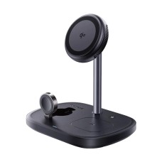 Бездротова зарядка Baseus EnerFill FS41 3-in-1 Wireless Charging Stand Black P10281904123-01
