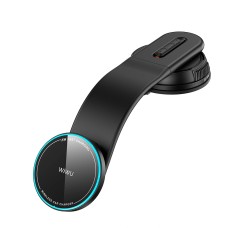 Автомобільний тримач із бездротовою зарядкою WiWU CH-327 Universal Automatic Wireless Car Charger Black