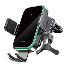 Автомобільний тримач із бездротовою зарядкою Wiwu CH-313 Freelander Car Wireless Charger 15W Black