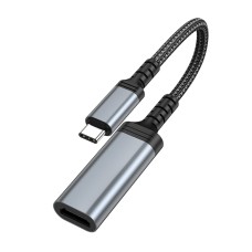 Кабель HOCO UA43 HD screen mirroring cable Type-C to HDTV (HDMI) 4K 0.2m Metal-grey