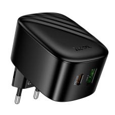 Мережевий зарядний пристрій HOCO CS101A folding charger 20W Black