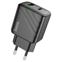 Мережевий зарядний пристрій HOCO CS23A Sunlight dual-port charger 30W Black