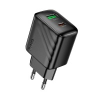 Мережевий зарядний пристрій HOCO CS25A Rico charger 20W Black