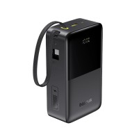 Повербанк портативний акумулятор Power Bank Baseus EnerFill FC51 Bipow 2 Pro Digital Display 22.5W 30000 mAh Black E0028100