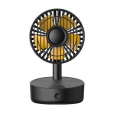 Вентилятор в салон автомобіля Baseus Hermit wireless charger with oscillating fan Black WXYZ-B01