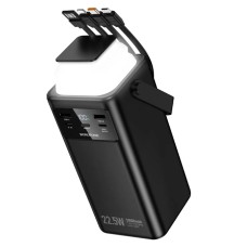 Повербанк портативний акумулятор Power bank BOROFONE BJ65A High 22.5W 50000 mAh Black