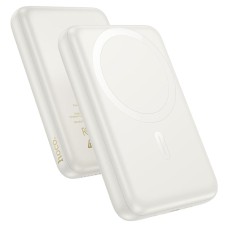 Повербанк портативний акумулятор Power bank Hoco J141 Grace MagSafe магнітний 20W 10000 mAh Milky white