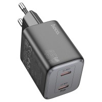 Мережевий зарядний пристрій Hoco N42 Elogiado dual-port charger 45W Black