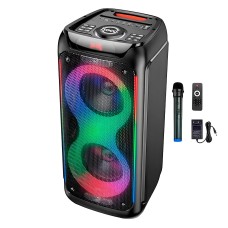 Портативна колонка Bluetooth HOCO DS54 Precious RGB Light BT speaker BT5.0 50W black