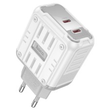 Мережевий зарядний пристрій Hoco C137A Rock charger 45W White