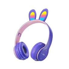 Бездротові Bluetooth навушники CH UK B12 Rabbit Ear BT 5.0 Purple