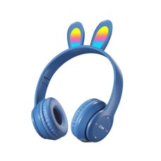 Бездротові Bluetooth навушники CH UK B12 Rabbit Ear BT 5.0 Dark Blue