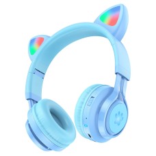 Бездротові Bluetooth навушники HOCO W39 CAT Ear KIDS BT headphoness BT 5.3 Blue
