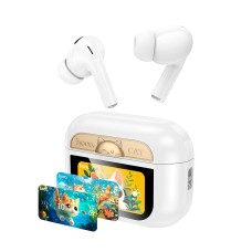 Бездротові Bluetooth навушники HOCO EW88 Rampino true wireless ANC touch screen BT 5.4 White