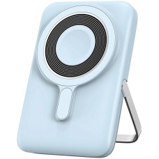 Повербанк портативний акумулятор Power bank Wiwu Wi-P018 Magnetic MagSafe магнітний 10000 mAh Blue
