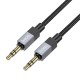 Кабель аудіо AUX Hoco UPA32 3.5mm to 3.5mm 1m Black
