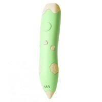 Іграшка 3D Pen ручка в комплекті із пластиком 3х кольорів Green
