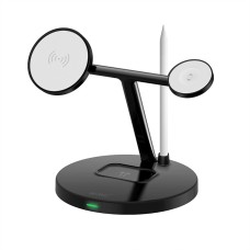 Бездротова зарядка Wiwu Wi-W032 4 in 1 wireless charge Black