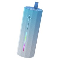Портативна колонка Bluetooth XO F71 Hidden Carrying Handle Cylinder LED Dazzle Speaker 5W Blue