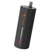 Портативна колонка Bluetooth XO F71 Hidden Carrying Handle Cylinder LED Dazzle Speaker 5W Black