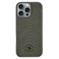 Чохол Santa Barbara Polo & Racquet Club Knight MagSafe iPhone 16 Pro Max Titanium Gray