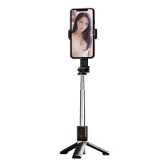 Монопод-трипод XO SS10 Mini Tripod Stand Bluetooth Selfie Stick 0.8m Black