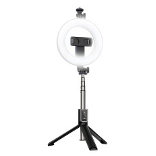 Монопод-трипод XO SS12 with fill light Bluetooth selfie stick Direct broadcast tripod 0.95m Black