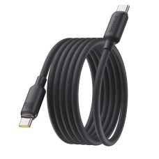 Кабель Baseus Foamed Silicone Pro Magnetic Tipe-C to Type-C 100W 5A 1m Black E0426D00