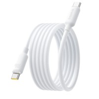 Кабель Baseus Foamed Silicone Pro Magnetic Tipe-C to Type-C 100W 5A 1m White E0426D01