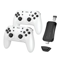 Джойстик ігровий контролер HOCO GA31 Collection Game Box & Dual Wireless Gamepads Set White