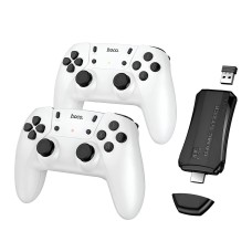 Джойстик ігровий контролер HOCO GA31 Collection Game Box & Dual Wireless Gamepads Set White