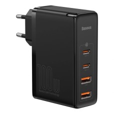 Мережевий зарядний пристрій Baseus GaN2 Pro Quick Charger 2C+2U 100W Black CCGAN2P-L01