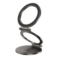 Автомобільний тримач Hoco H102 Whale magnetic ring holder (multi-scene) Black