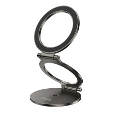 Автомобільний тримач Hoco H102 Whale magnetic ring holder (multi-scene) Black