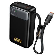 Повербанк портативний акумулятор Power Bank Hoco Q53 Skillful PD 65W 12000 mAh Black