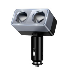Автомобільний зарядний пристрій розгалужувач HOCO Z65 Smart dual cigarette lighter car charger 240W Black