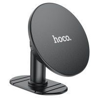 Автомобільний тримач Hoco H13 Fine jade ring magnetic (center console) Black