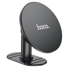 Автомобільний тримач Hoco H13 Fine jade ring magnetic (center console) Black