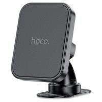 Автомобільний тримач Hoco H33 Cheetah magnetic ring car holder (center console) Black