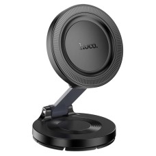 Автомобільний тримач HOCO H61 Show folding RING magnetic Car holder (dashboard) 4.5-7" Black