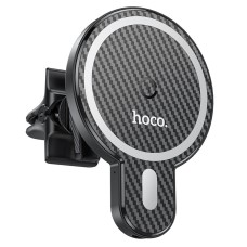 Автомобільний тримач із бездротовою зарядкою Holder Hoco CA85 Ultra-fast magnetic 15W Black