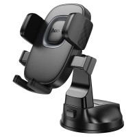 Автомобільний тримач Hoco H76 Crown one-button car holder (center console) Black