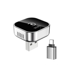 Автомобільний бездротовий адаптер Carplay WiWU Wi-CP003 Silver