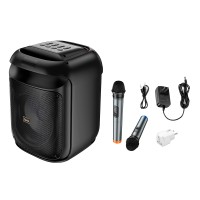 Портативна колонка Bluetooth HOCO HA13 Ramon outdoor з двома мікрофонами BT5.4 60W Black