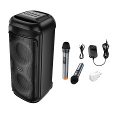 Портативна колонка Bluetooth HOCO HA13 Max Ramon outdoor 2 мікрофони 60W Black