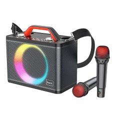 Портативна колонка Bluetooth Hoco BS57 з 2-ма мікрофонами Jenny Black