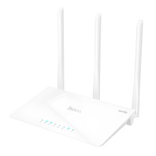 Роутер маршрутизатор Hoco HI30 WiFi4 wireless router 2.4GHz 300Mbps White